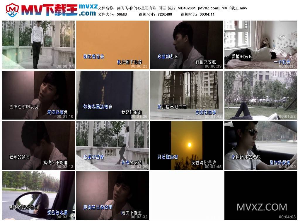 尚飞飞-你的心里还有谁_国语_流行_MB402881